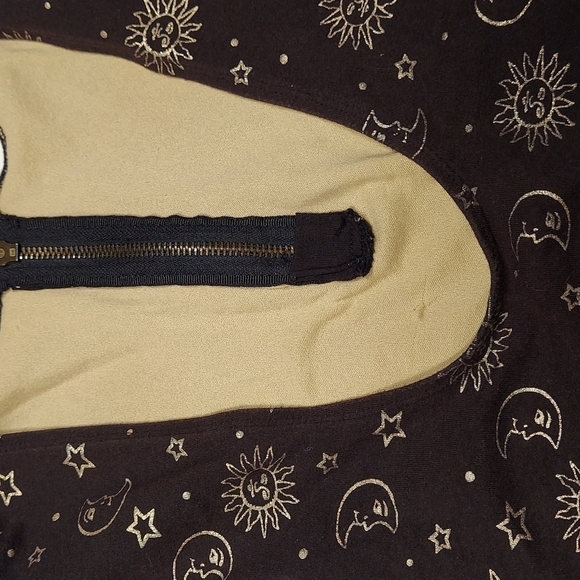 TAHITI SUN & MOON BLACK & GOLD SWIMSUIT Size L - Picture 6 of 9